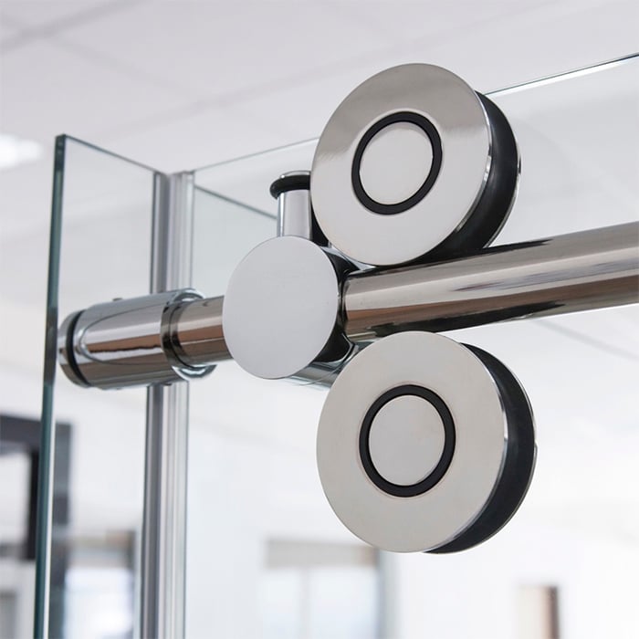 Sliding door roller hardware